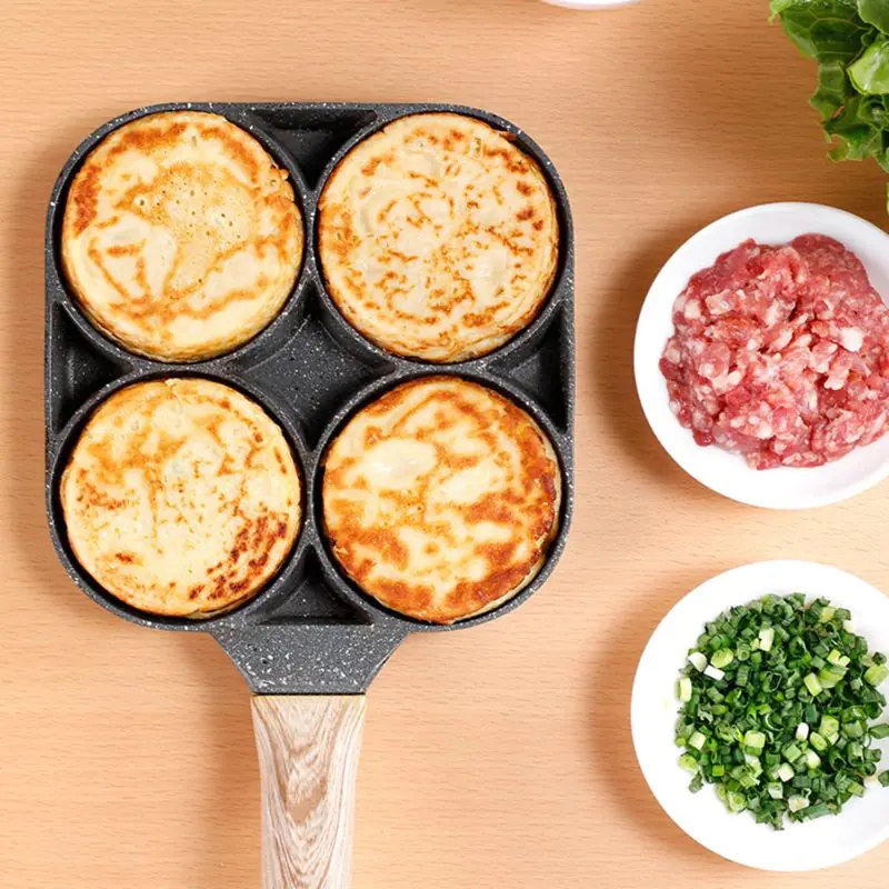 4-Hole Non-Stick Omelet Pan - Image 3