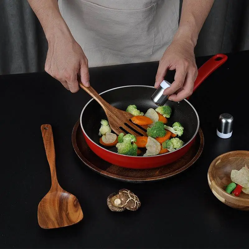 7-Piece Wooden Kitchenware Set - Image 4