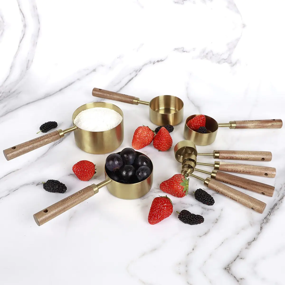8-Piece Measure Cup and Spoon Set - Image 6