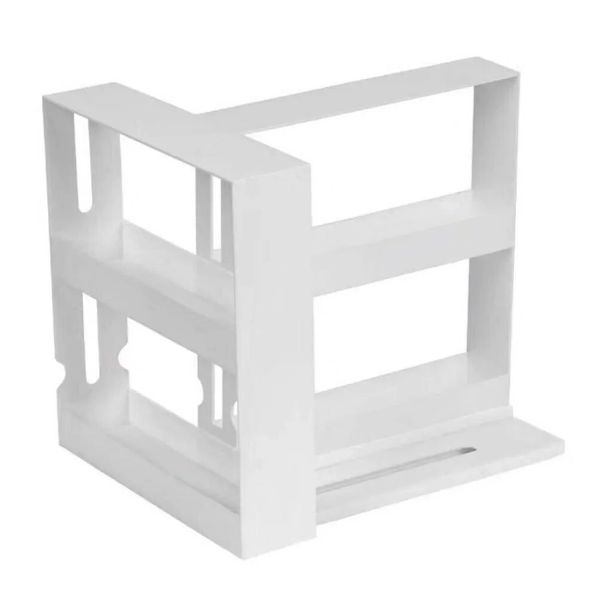 Double Layer Rotating Kitchen Spice Organizer Rack - Image 7