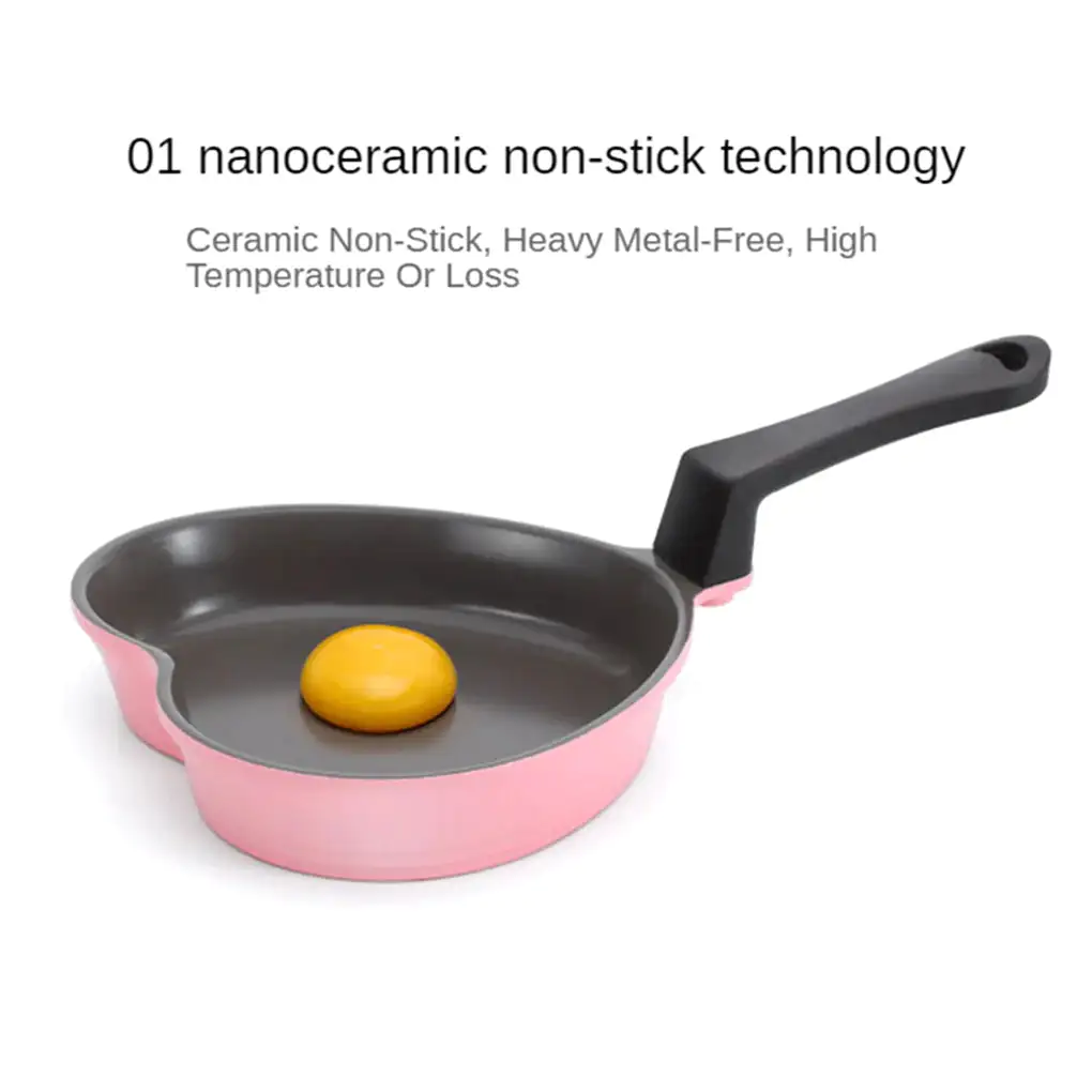 Heart Shaped Ceramic Non-Stick Pan - Image 3
