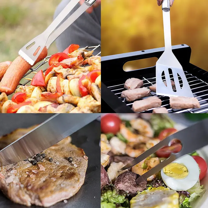 Stainless Steel BBQ Tools Set - Image 5